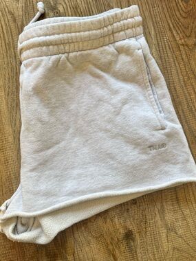 TNA Light Gray Athletic Fleece Shorts